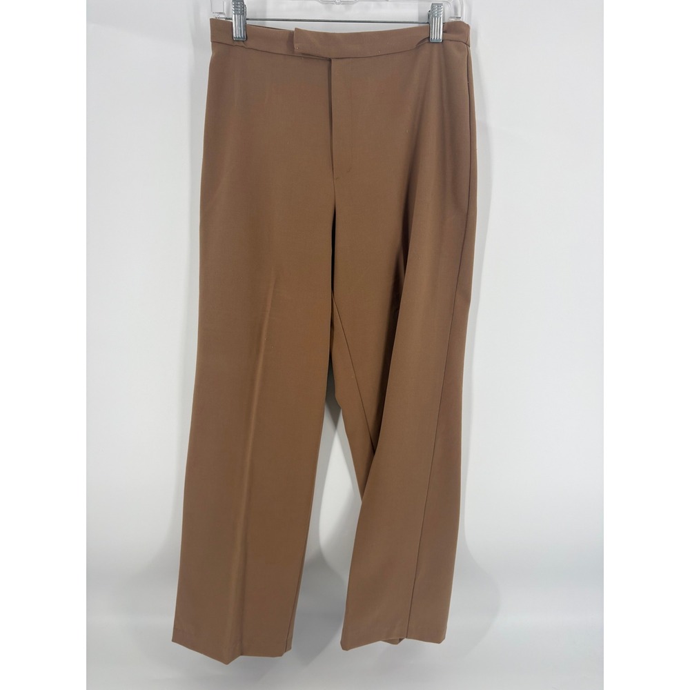Briggs Petite Women's Brown‎ Pleated Front Dress Pants Size 8P